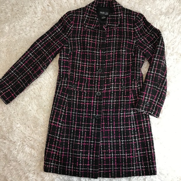 NWT- STYLE & CO.- PETITE COAT 💕🖤💕 - Picture 10 of 16